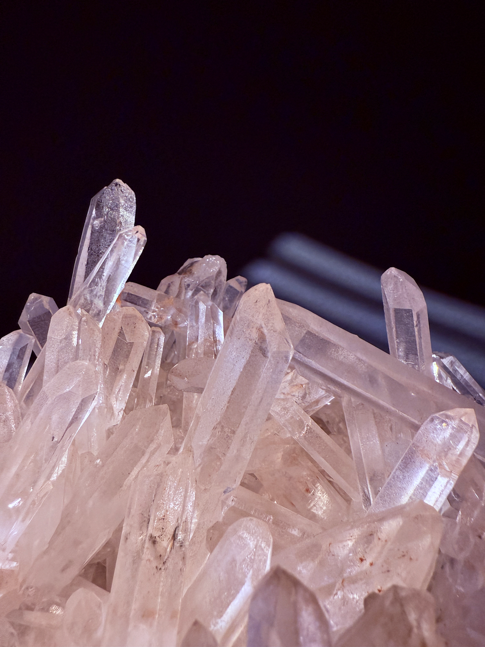 Madagascar Pink Crystal Cluster – Clear & Transparent Beauty