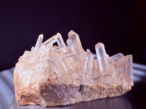 Madagascar Pink Crystal Cluster – Clear & Transparent Beauty