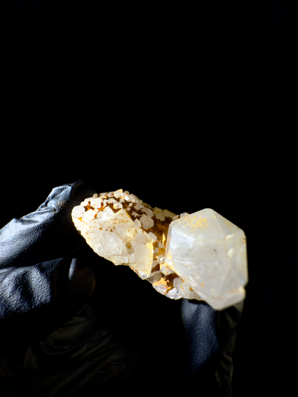 Golden kundalini Crystal Cluster