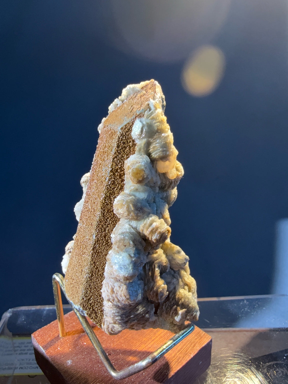 Quartz  with Calcite specimen from Huanggangliang zone5, Inner Mongolia — colorless to white, vitreous luster, transparent to translucent (4×5×10 cm), additional angle view — QUA-0016